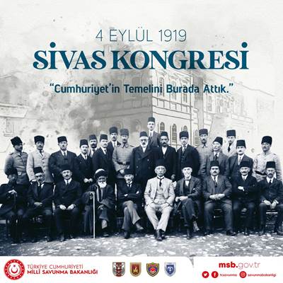 Sivas Kongresi’nin 103. Yıl Dönümü Kutlu Olsun